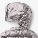 Wheat Silver Flower Meadow Eli Puffer Jacket