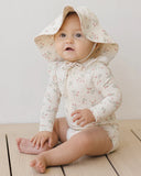 Quincy Mae Ivory Strawberry One Peice Rashguard