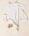 Quincy Mae Strawberry Gown/Hat