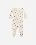 Quincy Mae Wild Flowers Rib Footie