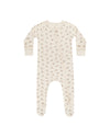 Quincy Mae Holly Berry Bamboo Zip Footie