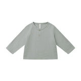 Quincy Mae Steel Blue Zion Shirt