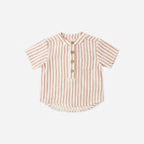 Quincy Mae Natural Jaxson Vintage Stripe Shirt