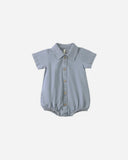 Quincy Mae Chambray Matteo Romper