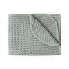 Quincy Mae Steel Blue Waffle Blanket