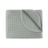 Quincy Mae Steel Blue Waffle Blanket