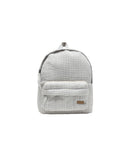 Quincy Mae Blue Gingham Mini Backpack