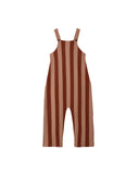 Rylee & Cru Clay Brick Stripe Asher Overalls