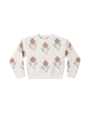 Rylee & Cru Ivory Flower Aspen Sweater
