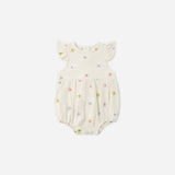 Rylee & Cru Amelia Embroidered Daisies Romper