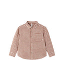 Rylee & Cru Brick Collared LS Check Shirt