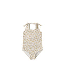 Rylee & Cru Yellow Floral Millie Bathing Suit