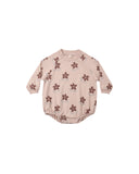 Rylee & Cru Rosewood Daisy Crew Neck Romper