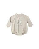 Rylee & Cru Sail Pebble Crewneck Romper