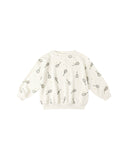 Rylee & Cru Natural Raglan Tennis Sweatshirt