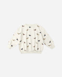 Rylee & Cru Natural Dachshund Relaxed Sweatshirt