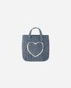 Rylee & Cru Indigo Denim Quilted Tote Bag