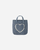 Rylee & Cru Indigo Denim Quilted Tote Bag