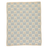 Bebe Organic Faded Blue Patchwork Rocking Horse Blanket