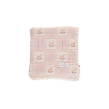 Bebe Organic Mauve Rocking Horse Patchwork Blanket