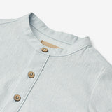 Wheat Light Chambray Victor Shirt Romper