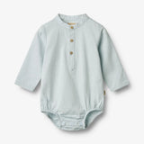 Wheat Light Chambray Victor Shirt Romper
