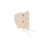 Bebe Organic Rosine Bonnet and Bootie Set