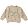Tocoto Vintage Beige Love Vintage Sweatshirt