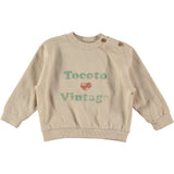 Tocoto Vintage Beige Love Vintage Sweatshirt