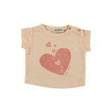 Tocoto Vintage Pink Hearts Tshirt