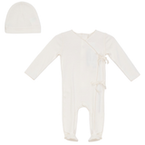 Little Fragile Ivory Wrap Footie/Beanie