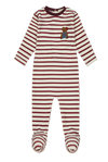 Crew Maroon Teddy Lounge Footie - 3m