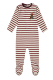 Crew Maroon Teddy Lounge Footie