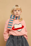 Sproet & Sprout Peach Parfait Saturn Sweatshirt