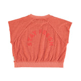 Piupiuchik Terracota Apple Sleeveless Sweatshirt