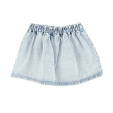 Piupiuchik Wash Denim Short Skirt