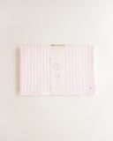 Ferne Pink Ticking Swaddle