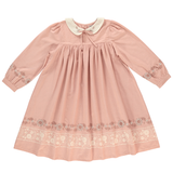 Bebe Organic Dusty Bloom Scarlet Dress