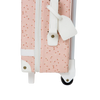 Olli Ella Pink Daisies See-Ya Suitcase