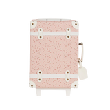 Olli Ella Pink Daisies See-Ya Suitcase