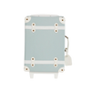 Olli Ella Steel Blue See-Ya Suitcase