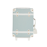Olli Ella Steel Blue See-Ya Suitcase