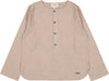Louis Louise Beige Twill Check Shirt
