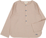 Louis Louise Beige Twill Check Shirt