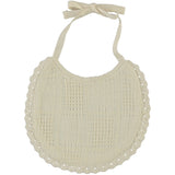 Bebe Organics Natural Squares Sky Bib