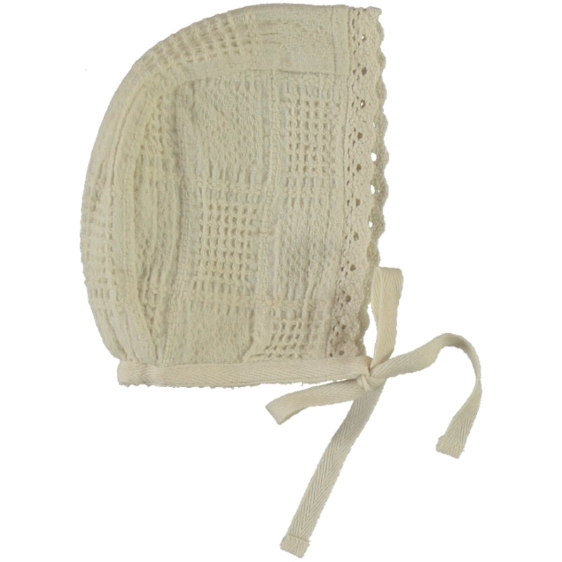 Bebe Organics Natural Squares Sky Bonnet – Little Loungers