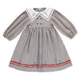 Bebe Organic Black Check Petra Special Dress