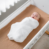 Comfycubs White Muslin 2pk Swaddle
