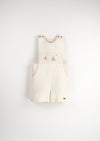 Popelin Off White Boat Dungaree