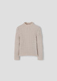 Popelin Sand Perkins Knit Sweater